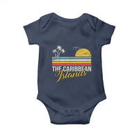 The Caribbean Islands Baby Onesie Retro Vacation Beach Caribbean Sea Tour - Wonder Print Shop