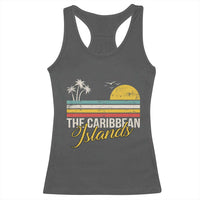 The Caribbean Islands Racerback Tank Top Retro Vacation Beach Caribbean Sea Tour - Wonder Print Shop