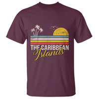 The Caribbean Islands T Shirt Retro Vacation Beach Caribbean Sea Tour - Wonder Print Shop