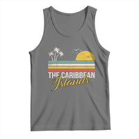 The Caribbean Islands Tank Top Retro Vacation Beach Caribbean Sea Tour - Wonder Print Shop