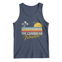 The Caribbean Islands Tank Top Retro Vacation Beach Caribbean Sea Tour - Wonder Print Shop