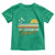 The Caribbean Islands Toddler T Shirt Retro Vacation Beach Caribbean Sea Tour - Wonder Print Shop