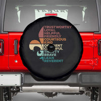 Funny Scouting Leader Law Spare Tire Cover Vintage Fleur De Lis