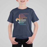 Funny Scouting Leader Law T Shirt For Kid Vintage Fleur De Lis