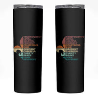 Funny Scouting Leader Law Skinny Tumbler Vintage Fleur De Lis