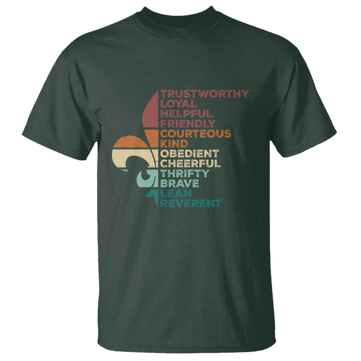 Funny Scouting Leader Law T Shirt Vintage Fleur De Lis