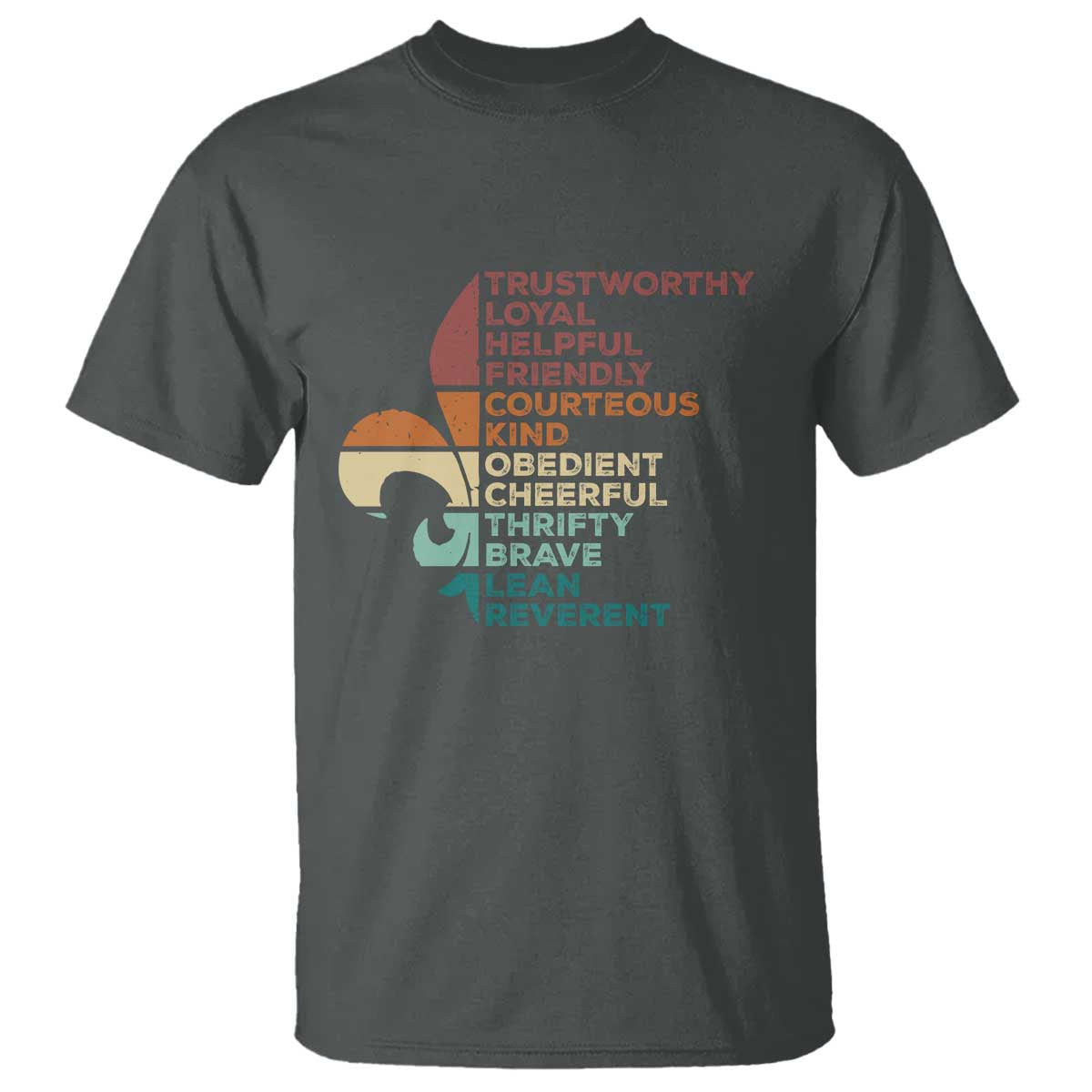 Funny Scouting Leader Law T Shirt Vintage Fleur De Lis