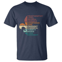 Funny Scouting Leader Law T Shirt Vintage Fleur De Lis