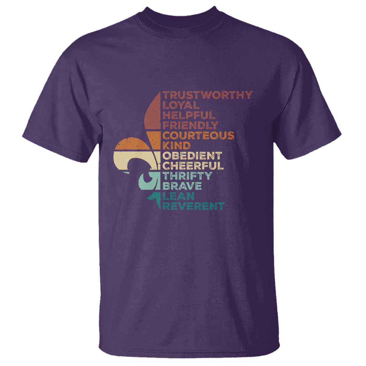 Funny Scouting Leader Law T Shirt Vintage Fleur De Lis