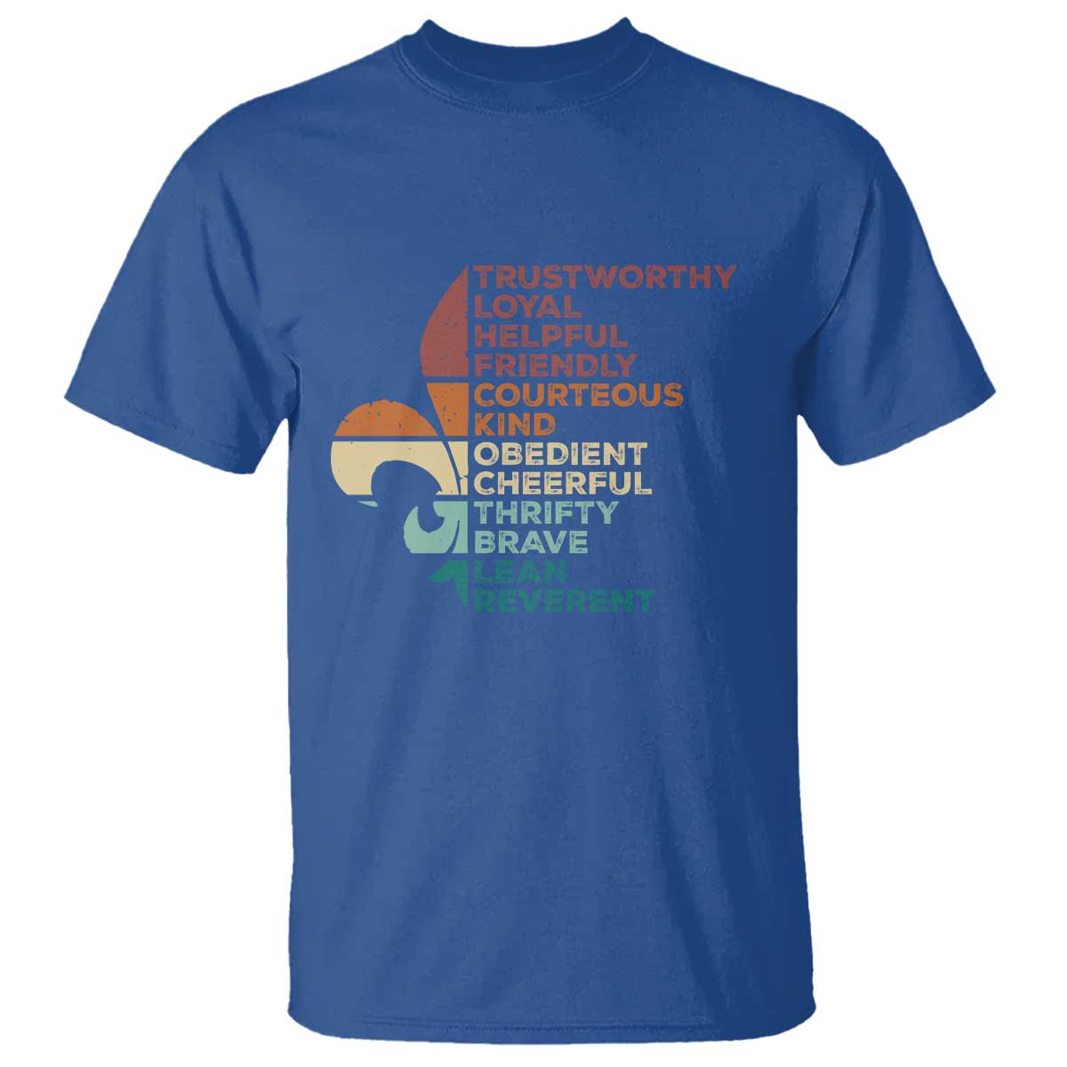Funny Scouting Leader Law T Shirt Vintage Fleur De Lis