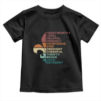 Funny Scouting Leader Law Toddler T Shirt Vintage Fleur De Lis
