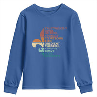 Funny Scouting Leader Law Youth Sweatshirt Vintage Fleur De Lis
