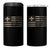 Funny Scout Leader Camping USA American Flag 4 in 1 Can Cooler Tumbler