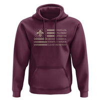 Funny Scout Leader Camping USA American Flag Hoodie