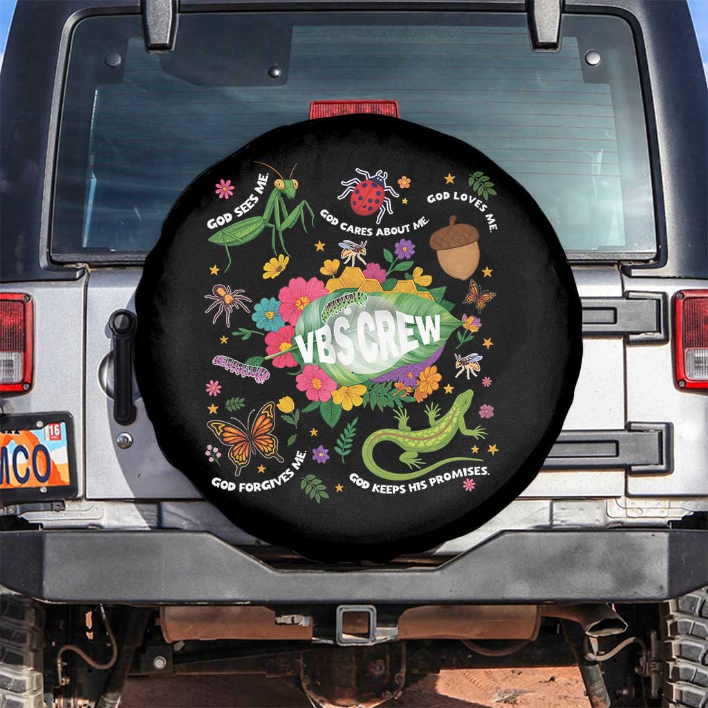 Funny VBS Crew Vacation Bible VBS Teacher Christian School 2025 Spare Tire Cover