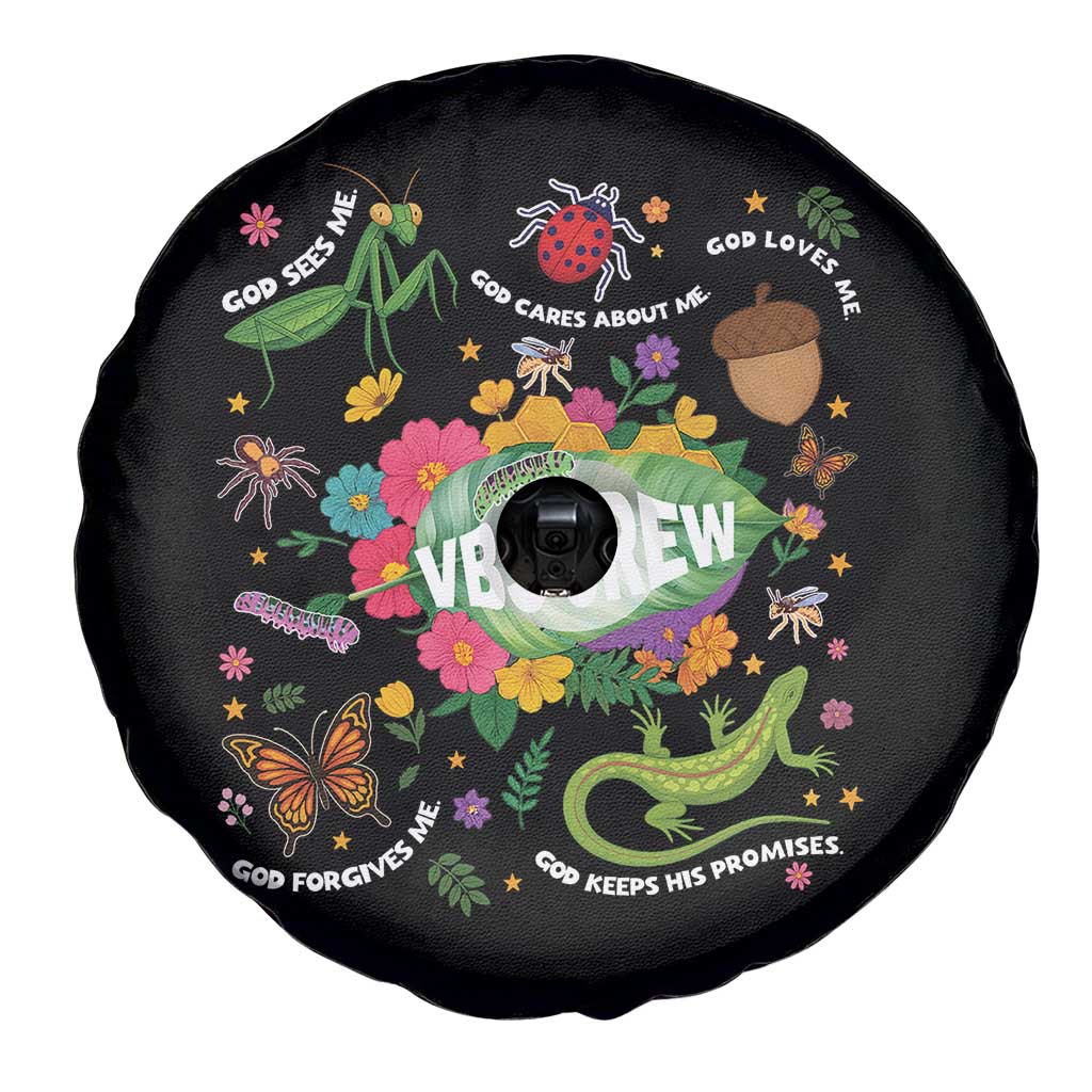 Funny VBS Crew Vacation Bible VBS Teacher Christian School 2025 Spare Tire Cover