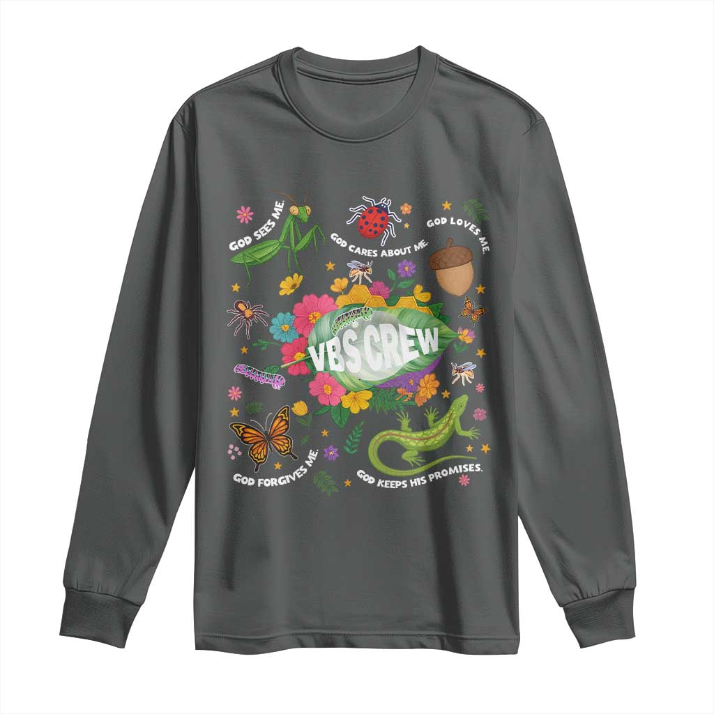 Funny VBS Crew Vacation Bible VBS Teacher Christian School 2025 Long Sleeve Shirt