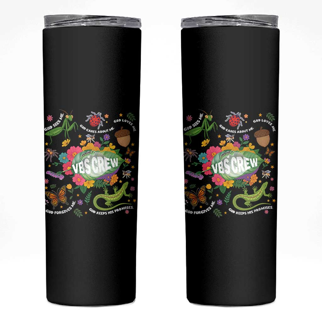Funny VBS Crew Vacation Bible VBS Teacher Christian School 2025 Skinny Tumbler