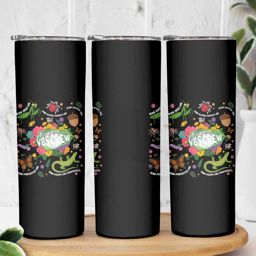Funny VBS Crew Vacation Bible VBS Teacher Christian School 2025 Skinny Tumbler