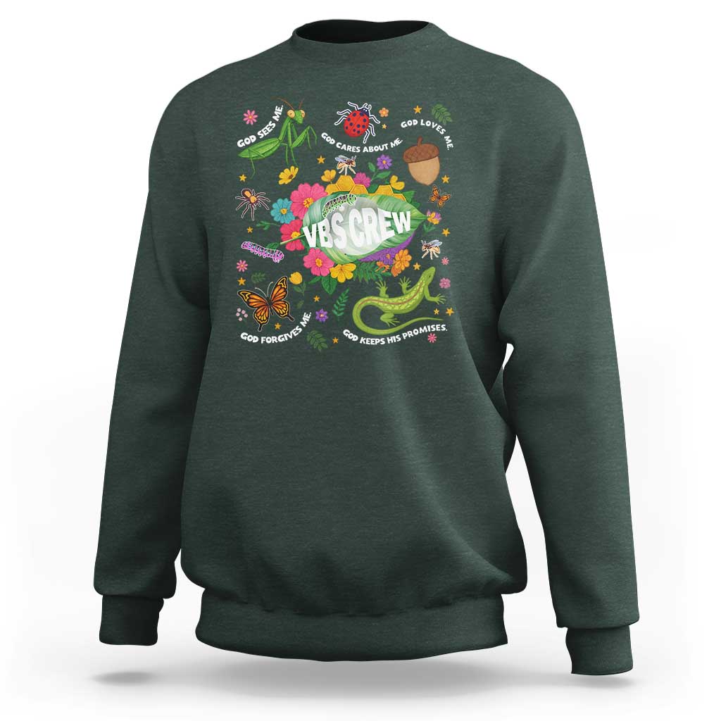 Funny VBS Crew Vacation Bible VBS Teacher Christian School 2025 Sweatshirt