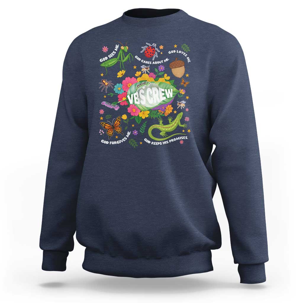 Funny VBS Crew Vacation Bible VBS Teacher Christian School 2025 Sweatshirt