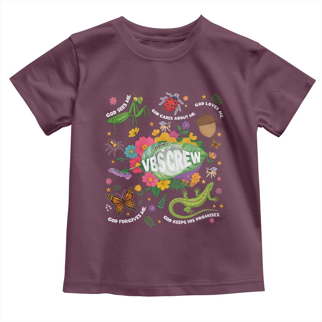 Funny VBS Crew Vacation Bible VBS Teacher Christian School 2025 Toddler T Shirt