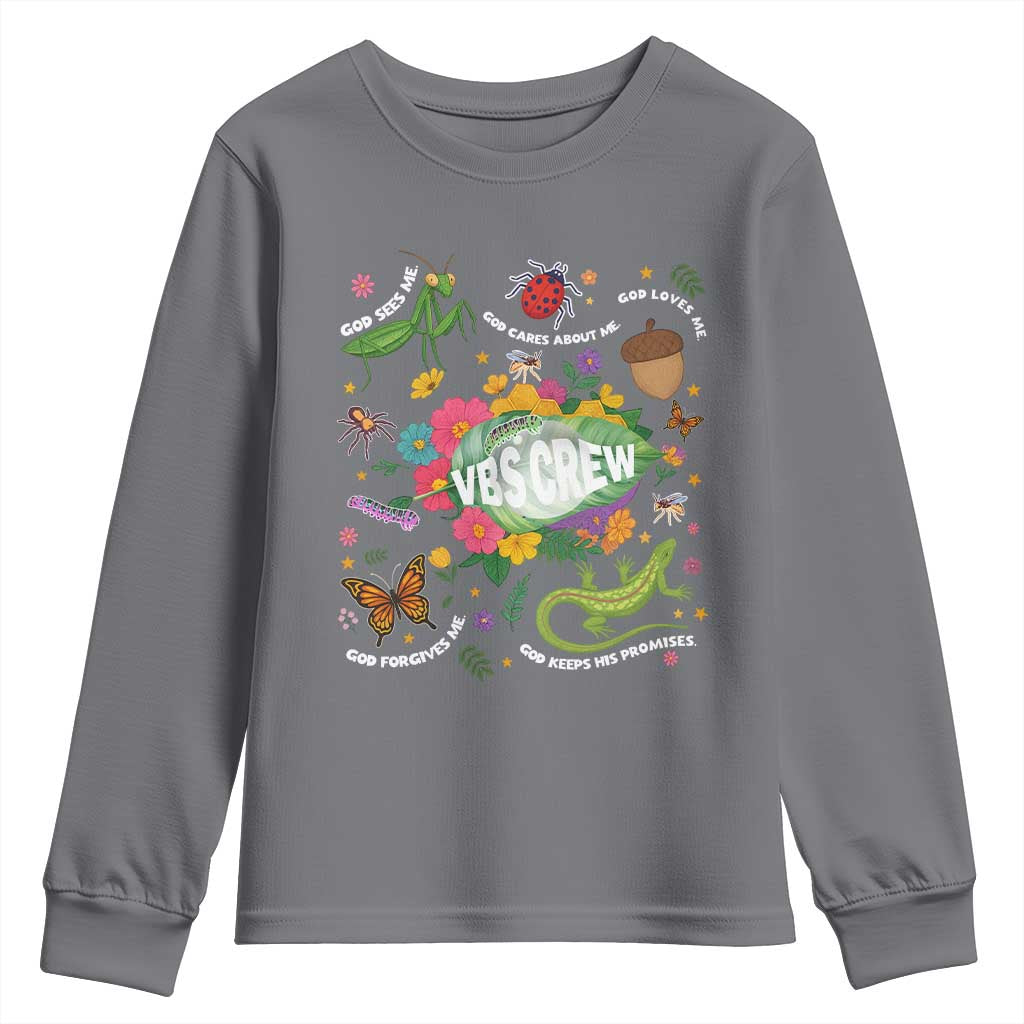 Funny VBS Crew Vacation Bible VBS Teacher Christian School 2025 Youth Sweatshirt