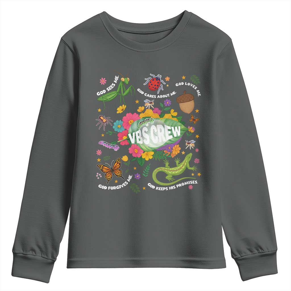 Funny VBS Crew Vacation Bible VBS Teacher Christian School 2025 Youth Sweatshirt