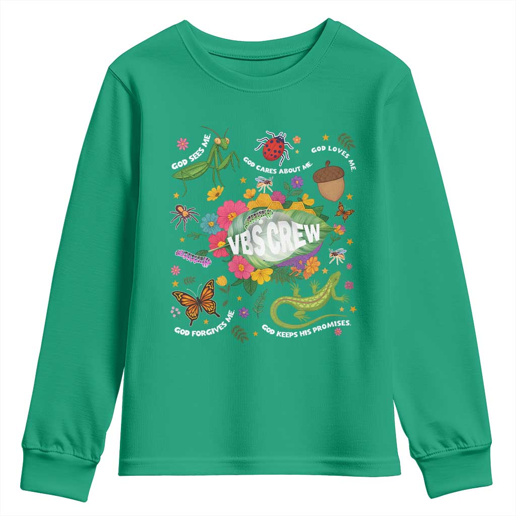 Funny VBS Crew Vacation Bible VBS Teacher Christian School 2025 Youth Sweatshirt