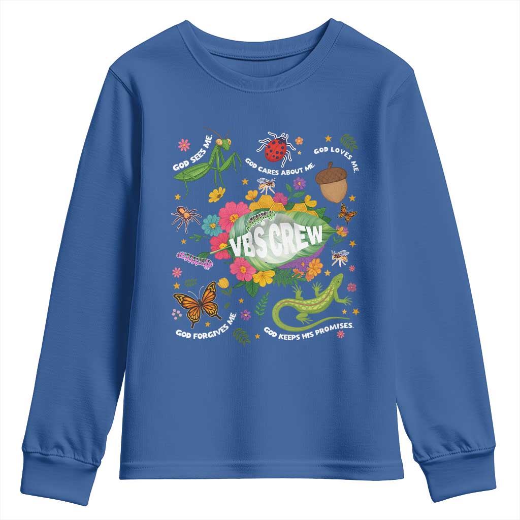 Funny VBS Crew Vacation Bible VBS Teacher Christian School 2025 Youth Sweatshirt