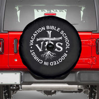 Funny VBS Vacation Bible School Rooted In Christ Spare Tire Cover