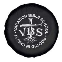 Funny VBS Vacation Bible School Rooted In Christ Spare Tire Cover