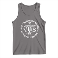 Funny VBS Vacation Bible School Rooted In Christ Tank Top