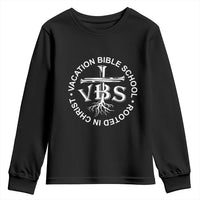 Funny VBS Vacation Bible School Rooted In Christ Youth Sweatshirt