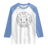 Funny Eat Sleep Scout Repeat Raglan Shirt Scouting Outdoor Camping Nature