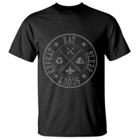 Funny Eat Sleep Scout Repeat T Shirt Scouting Outdoor Camping Nature