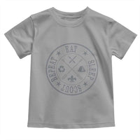 Funny Eat Sleep Scout Repeat Toddler T Shirt Scouting Outdoor Camping Nature