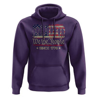We The People Since 1776 Hoodie US Military Army Birthday Vintage American Flag
