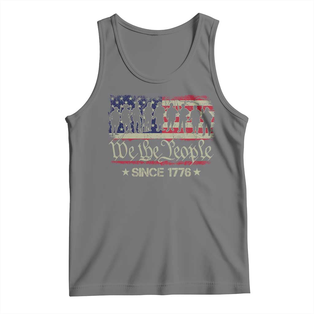 We The People Since 1776 Tank Top US Military Army Birthday Vintage American Flag