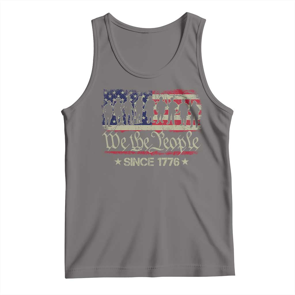 We The People Since 1776 Tank Top US Military Army Birthday Vintage American Flag