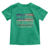 We The People Since 1776 Toddler T Shirt US Military Army Birthday Vintage American Flag