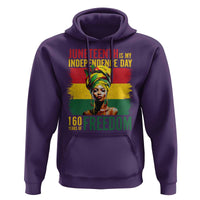Juneteenth Is My Independence Day 160 Years Of Freedom Hoodie