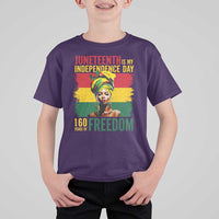 Juneteenth Is My Independence Day 160 Years Of Freedom T Shirt For Kid