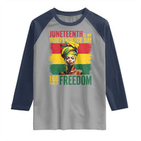 Juneteenth Is My Independence Day 160 Years Of Freedom Raglan Shirt