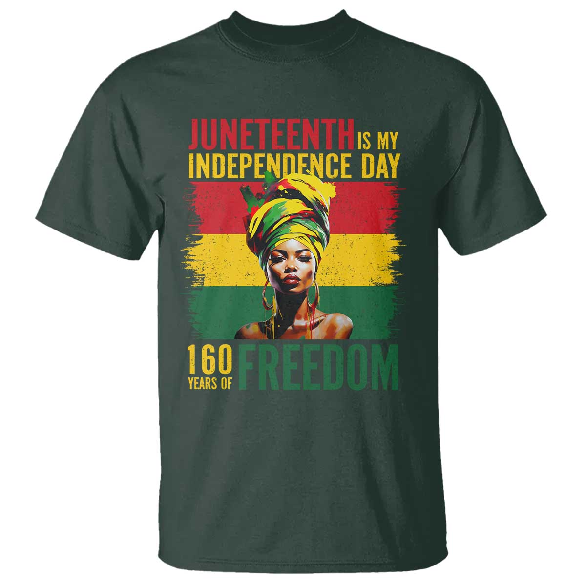 Juneteenth Is My Independence Day 160 Years Of Freedom T Shirt