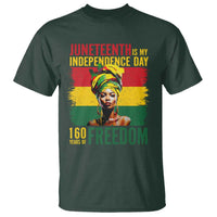 Juneteenth Is My Independence Day 160 Years Of Freedom T Shirt