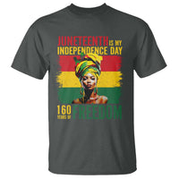 Juneteenth Is My Independence Day 160 Years Of Freedom T Shirt