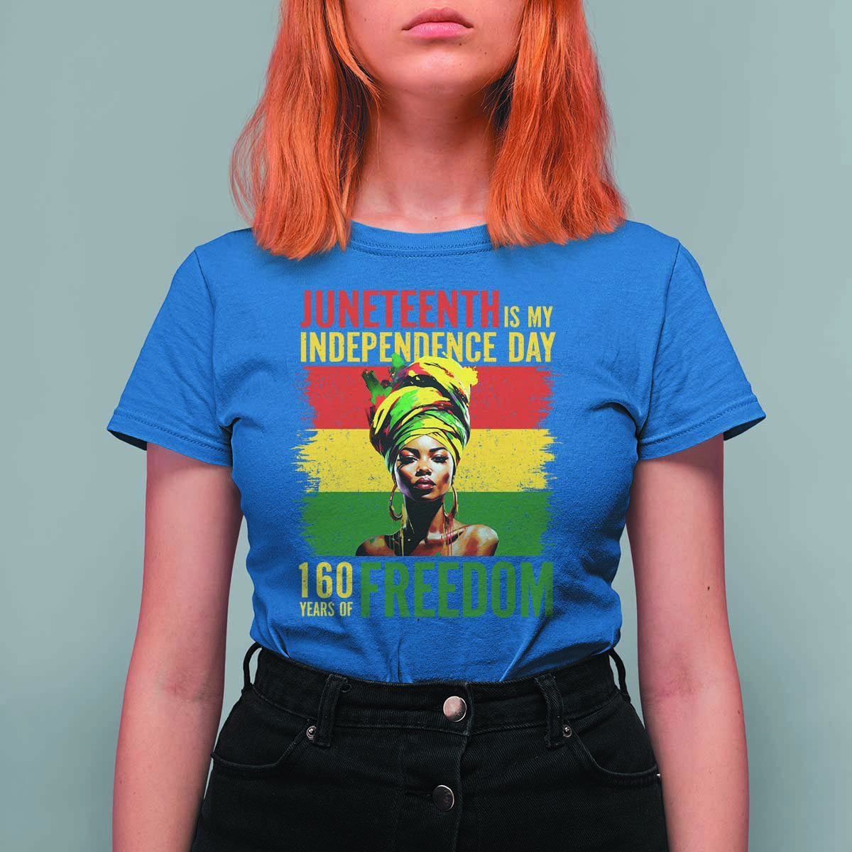 Juneteenth Is My Independence Day 160 Years Of Freedom T Shirt For Women