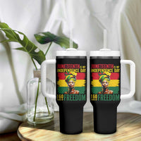 Juneteenth Is My Independence Day 160 Years Of Freedom Tumbler With Handle