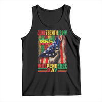 Juneteenth Is My Independence Day Tank Top Black Pride American Flag